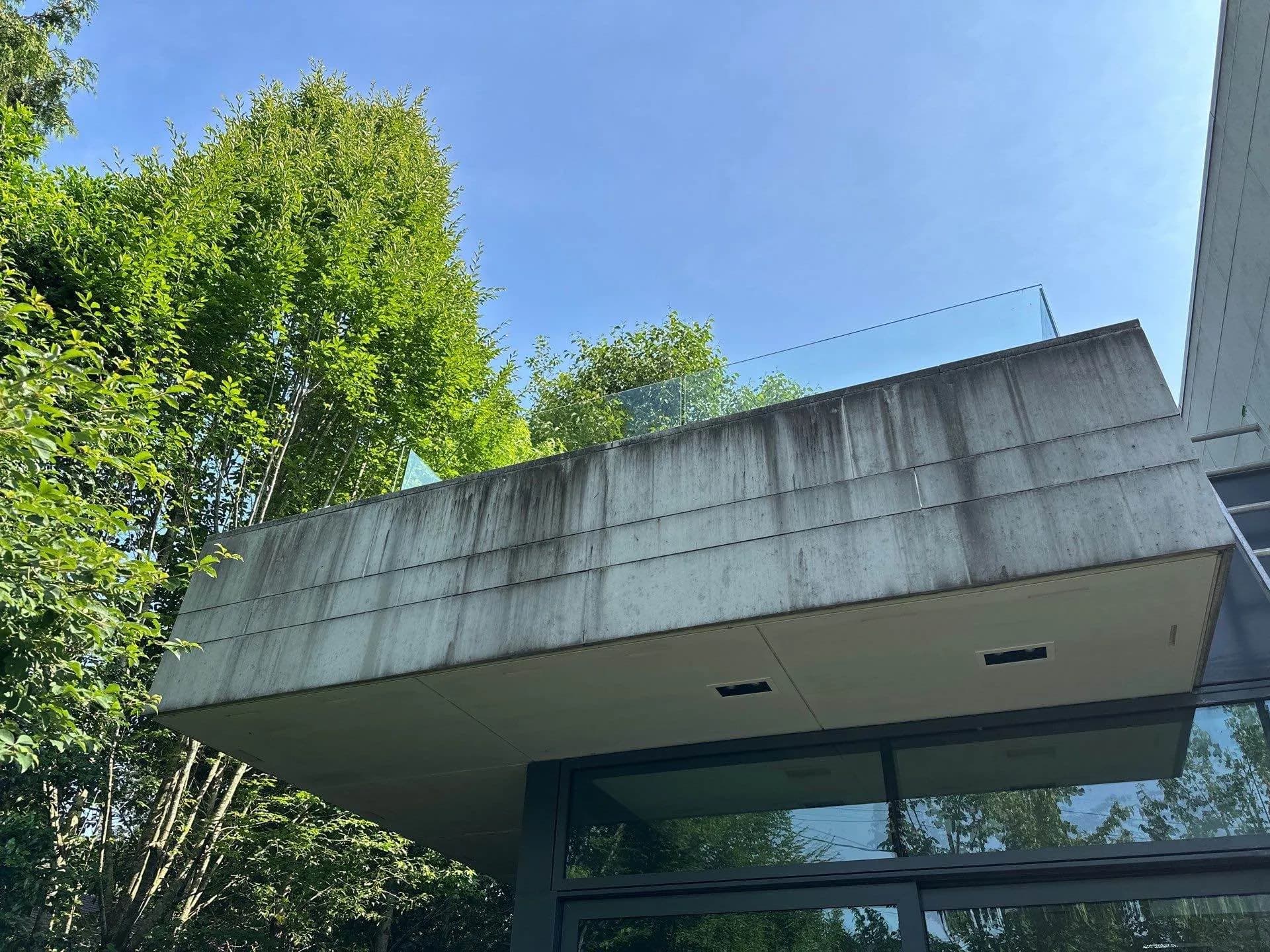 Before Concrete Cleaning for Commercial Property